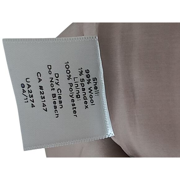 New Talbots Sleeveless Top Brown Lined Blouse Wool Blend Career Classic 4P - Picture 9 of 10